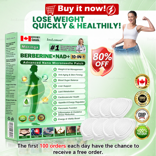 ✨ 𝐈𝐧𝐬𝐋𝐞𝐦𝐨𝐧® 𝗠𝗼𝗿𝗶𝗻𝗴𝗮 × 𝗕𝗲𝗿𝗯𝗲𝗿𝗶𝗻𝗲 × 𝗔𝗠𝗣𝗞 𝟭𝟬-𝗶𝗻-𝟭 𝗠𝗲𝘁𝗮𝗯𝗼𝗹𝗶𝗰 𝗦𝘂𝗽𝗽𝗼𝗿𝘁 𝗡𝗮𝗻𝗼 𝗠𝗶𝗰𝗿𝗼𝗻𝗲𝗲𝗱𝗹𝗲 𝗣𝗮𝘁𝗰𝗵🇺🇸(𝐉𝐮𝐬𝐭 𝐨𝐧𝐜𝐞 𝐚 𝐝𝐚𝐲, 𝐯𝐢𝐬𝐢𝐛𝐥𝐞 𝐜𝐡𝐚𝐧𝐠𝐞𝐬 𝐢𝐧 𝟕 𝐝𝐚𝐲𝐬） ✅ 𝐅𝐨𝐫 𝐨𝐛𝐞𝐬𝐢𝐭𝐲, 🅛🅞🅞🅢🅔 🅢🅚🅘🅝,𝐝𝐢𝐚𝐛𝐞𝐭𝐞𝐬, 𝐬𝐥𝐞𝐞𝐩 𝐚𝐩𝐧𝐞𝐚, 𝐣𝐨𝐢𝐧𝐭 𝐢𝐬𝐬𝐮𝐞𝐬, 𝐚𝐧𝐝 𝐦𝐨𝐫𝐞