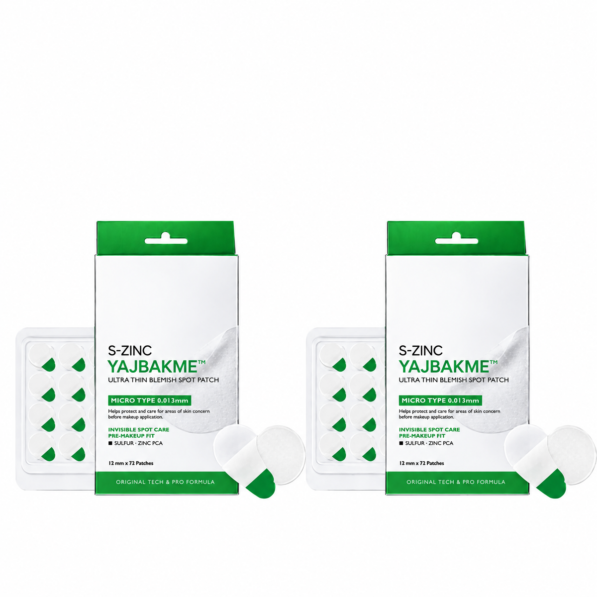 YAJBAKME™ Ultra Thin Invisible Blemish Patch – 0.013mm Hydrocolloid Spot Care Patch with Zinc PCA for Clearer Looking Skin