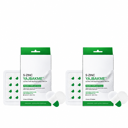 YAJBAKME™ Ultra Thin Invisible Blemish Patch – 0.013mm Hydrocolloid Spot Care Patch with Zinc PCA for Clearer Looking Skin