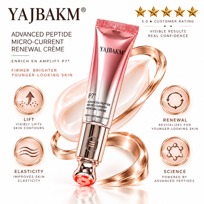 ✨ YAJBAKM® Micro-Current Lifting Crème Instantly Firm, Lift & Sculpt in Seconds. No Needles. No Downtime. Built-in Metal Massager + Advanced Peptides