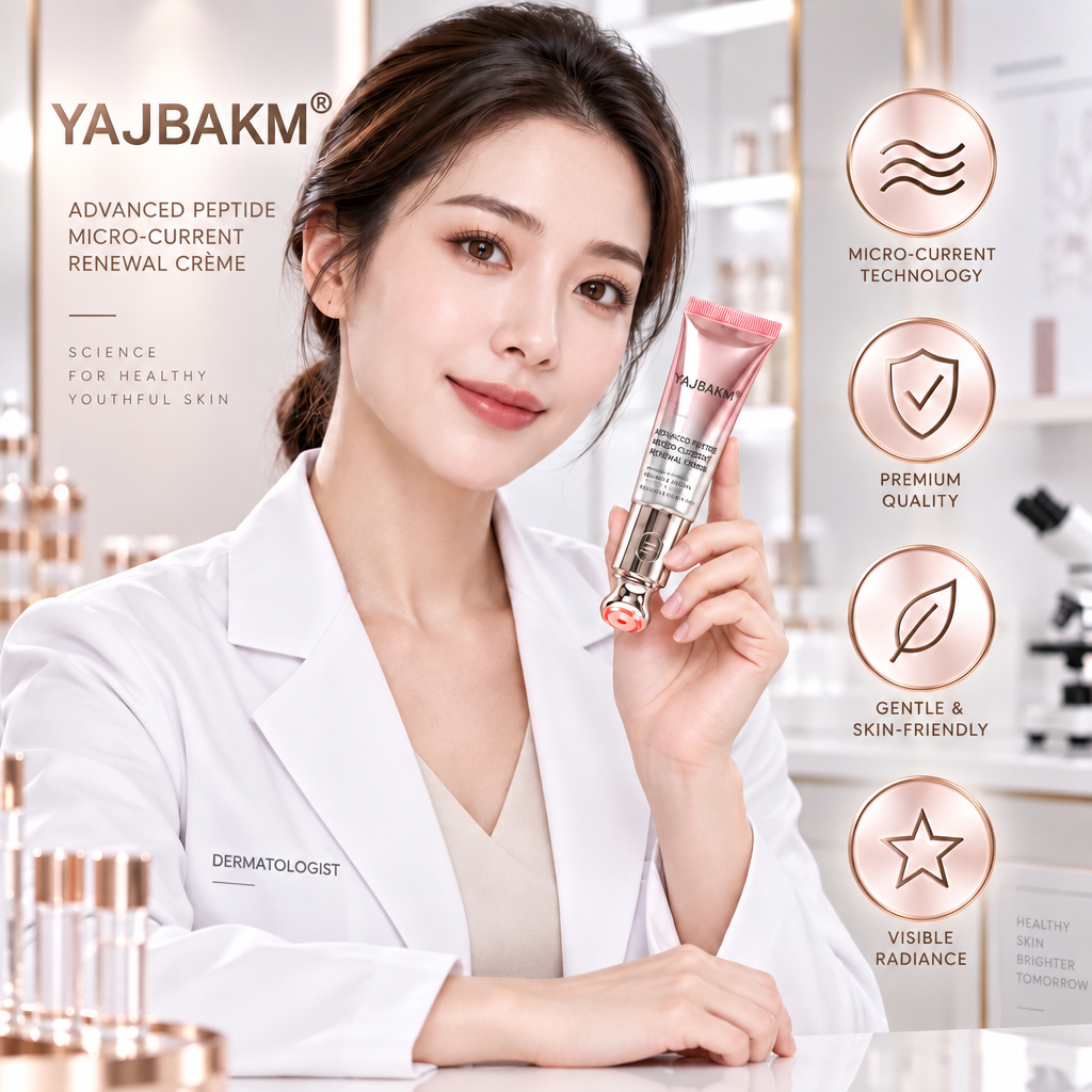 ✨ YAJBAKM® Micro-Current Lifting Crème Instantly Firm, Lift & Sculpt in Seconds. No Needles. No Downtime. Built-in Metal Massager + Advanced Peptides